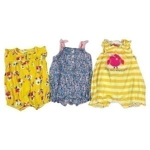 Baby Shorts Romper Summer Bundle | Size: NB Newborn
